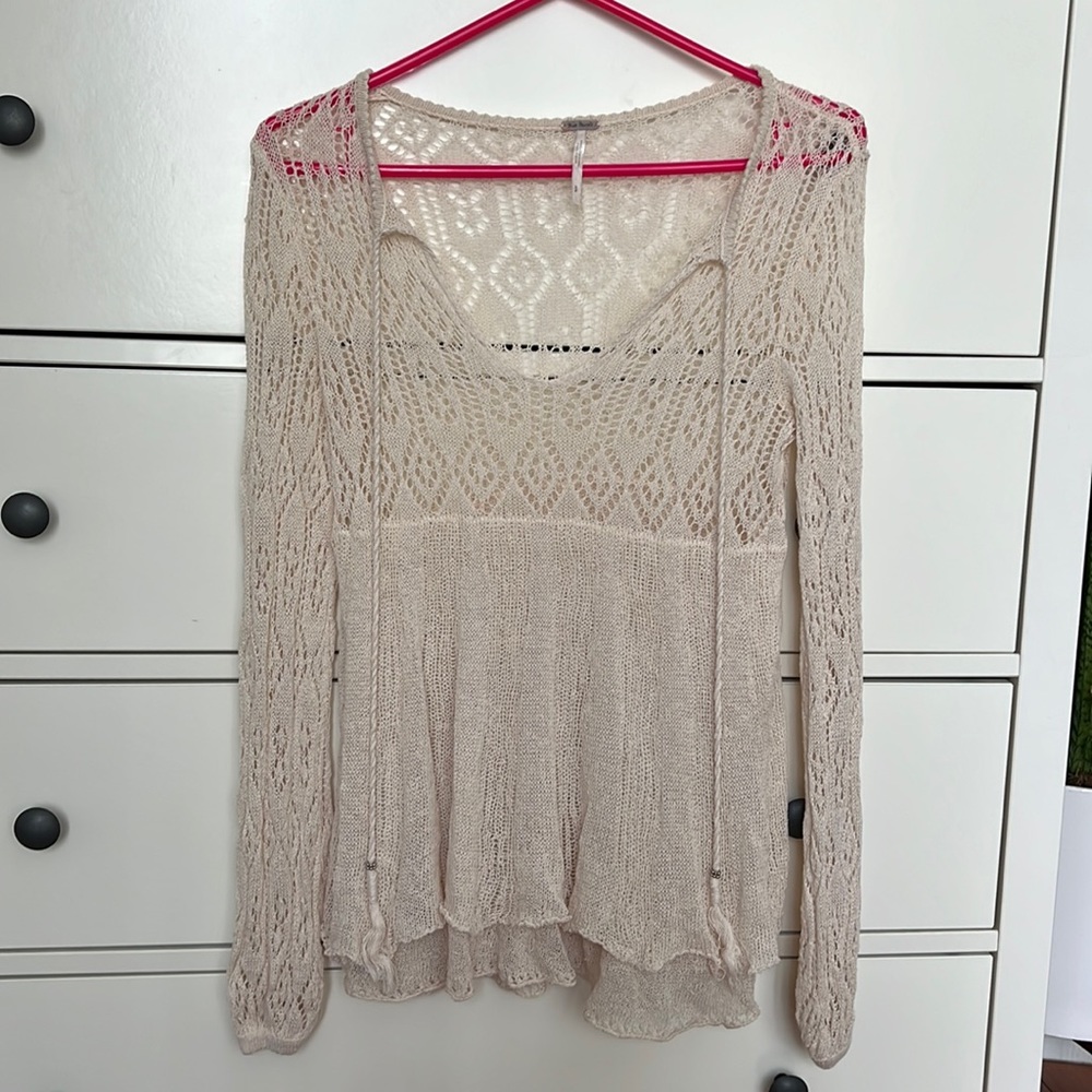 Free People Angel Days Pullover Sweater